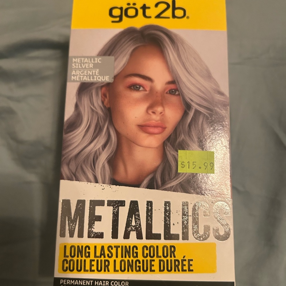 got2b Metallics Permanent Hair Color, Metallic Silver